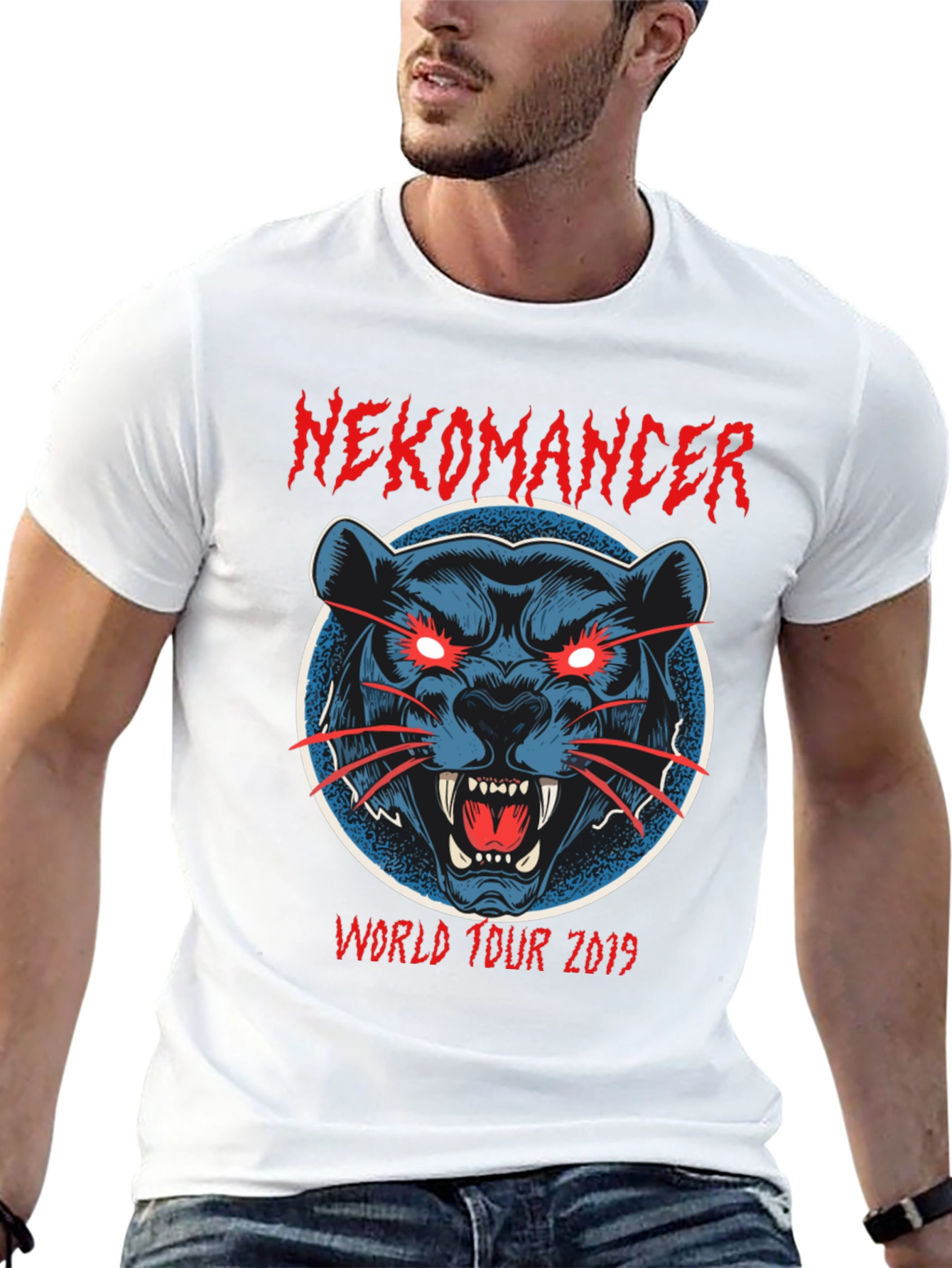 Nekomancer World Tour 2019 Graphic T-Shirt