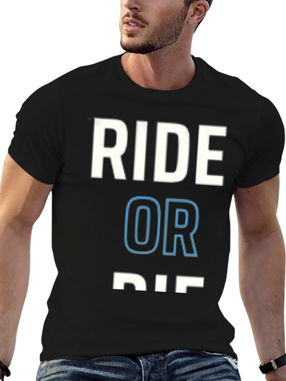Ride or Die Graphic T-Shirt - Black