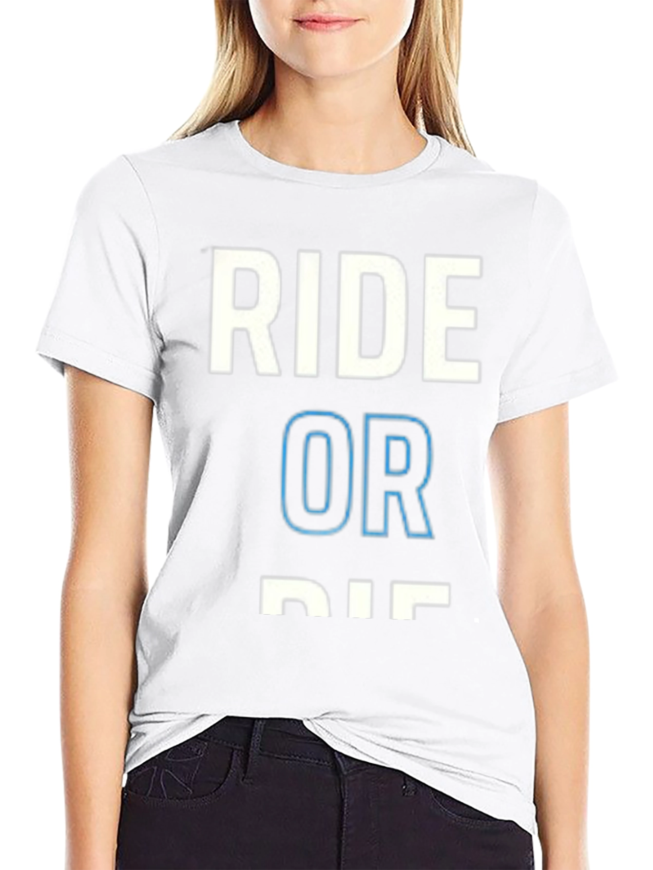 Ride or Die Graphic T-Shirt - Black