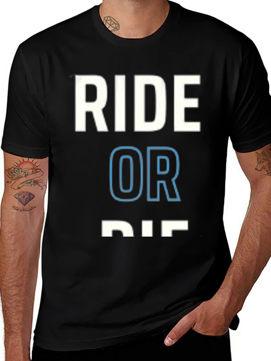 Ride or Die Graphic T-Shirt - Black