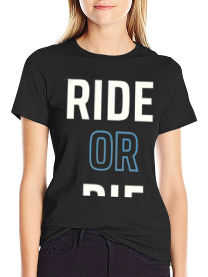 Ride or Die Graphic T-Shirt - Black