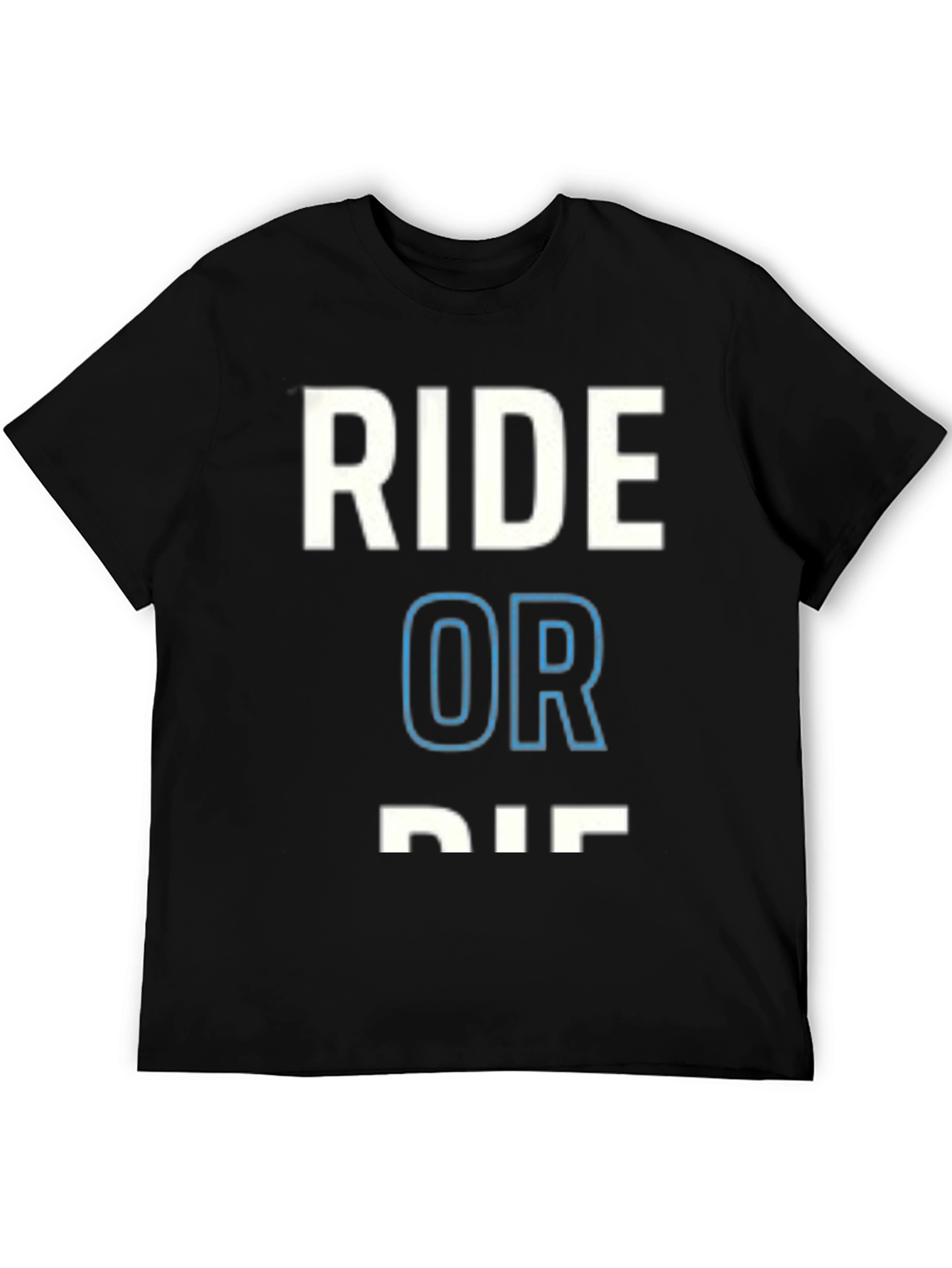 Ride or Die Graphic T-Shirt - Black