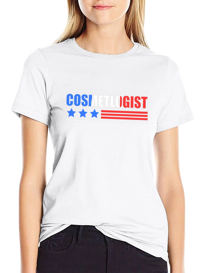 Cosmetologist Patriotic T-Shirt