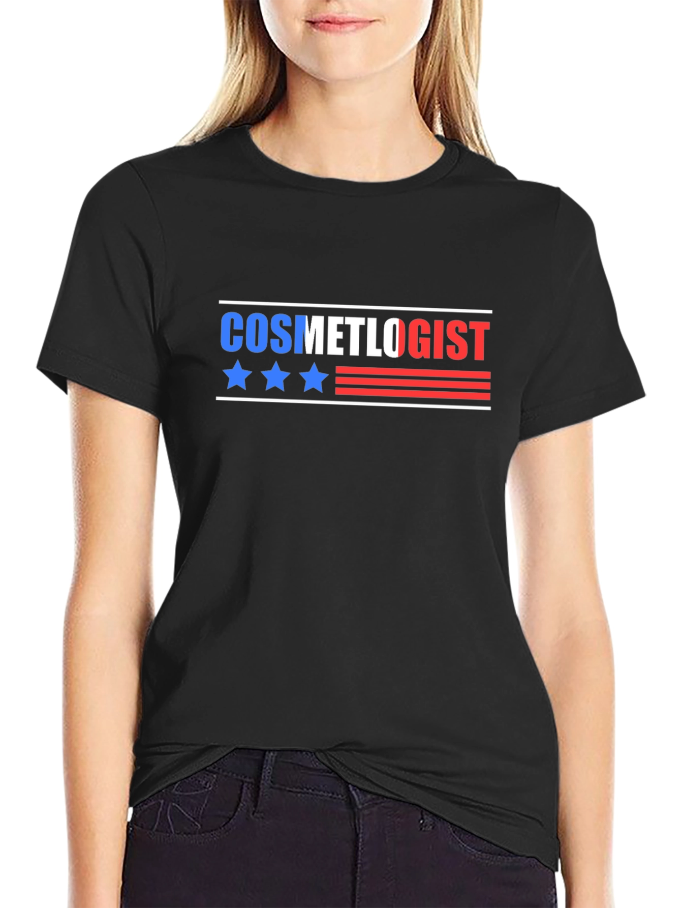 Cosmetologist Patriotic T-Shirt
