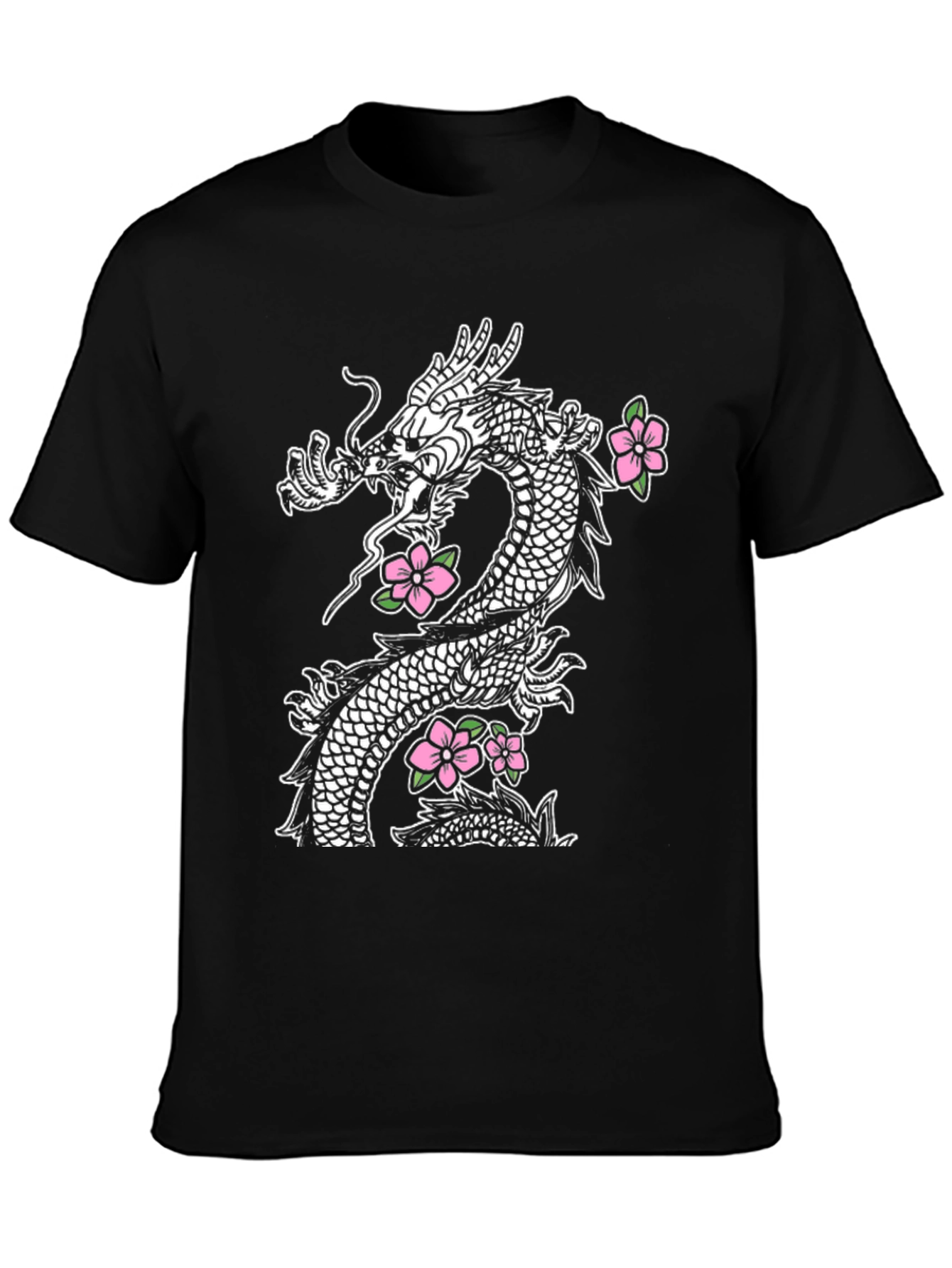 Dragon & Blossom Graphic Tee