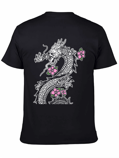 Dragon & Blossom Graphic Tee