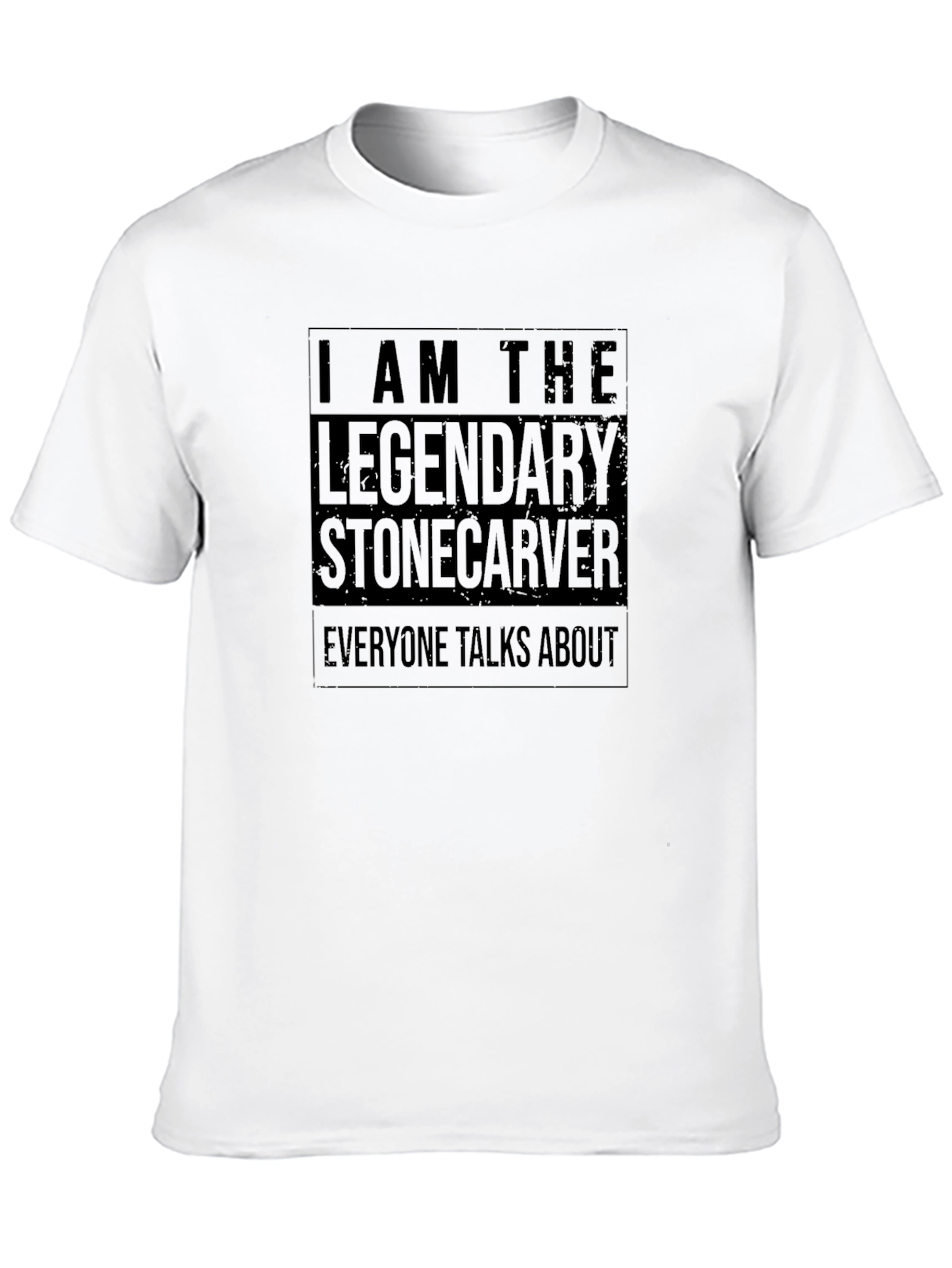 Legendary Stonecarver T-Shirt - Novelty Graphic Tee