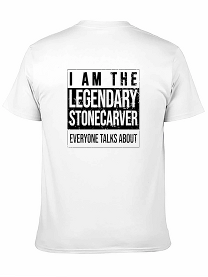 Legendary Stonecarver T-Shirt - Novelty Graphic Tee