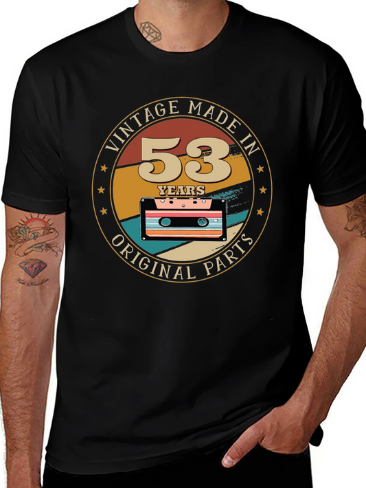 Vintage 53rd Birthday T-Shirt - Made in Original Parts