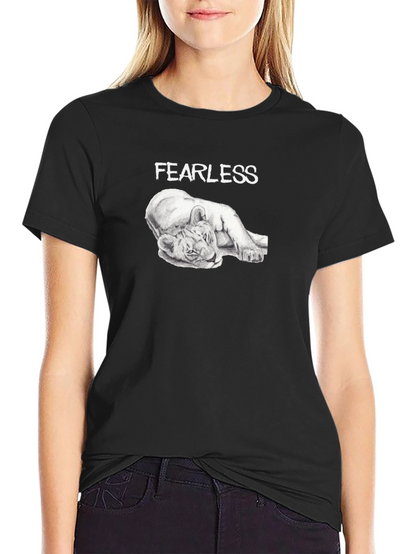 Fearless Lion Graphic T-Shirt - Premium Comfort Fit