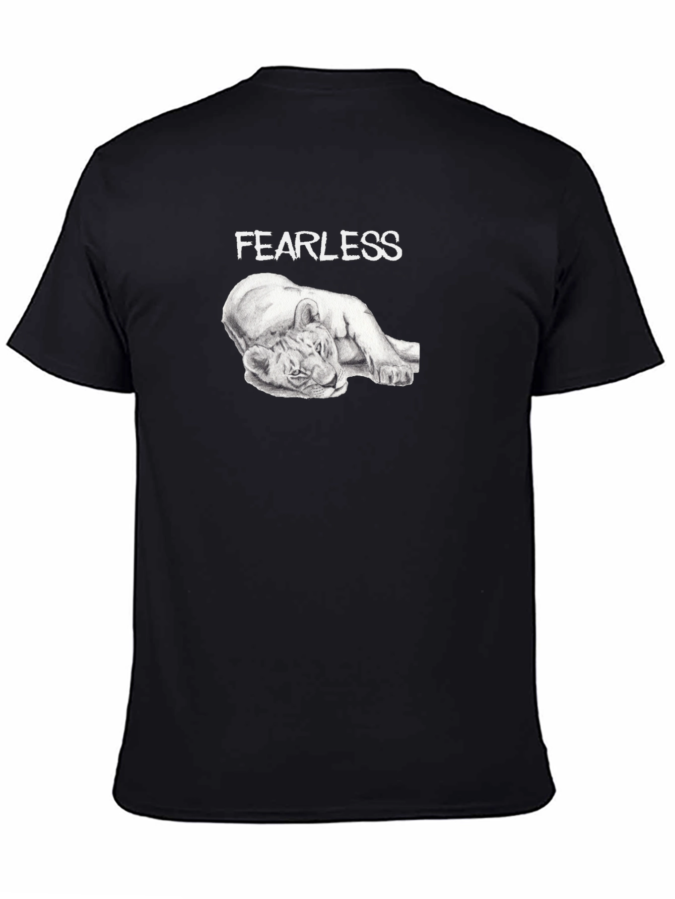 Fearless Lion Graphic T-Shirt - Premium Comfort Fit