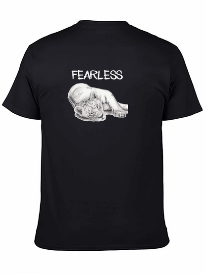 Fearless Lion Graphic T-Shirt - Premium Comfort Fit