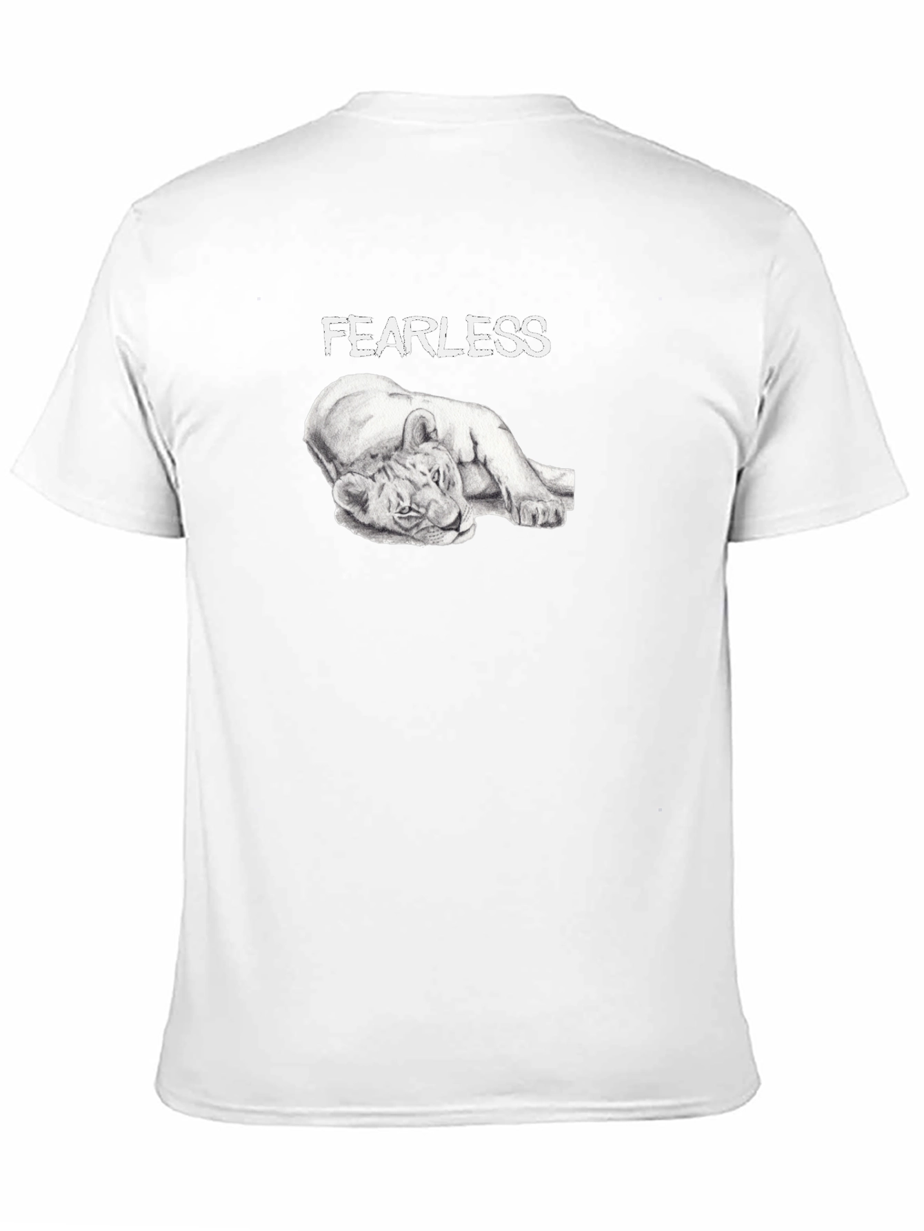 Fearless Lion Graphic T-Shirt - Premium Comfort Fit