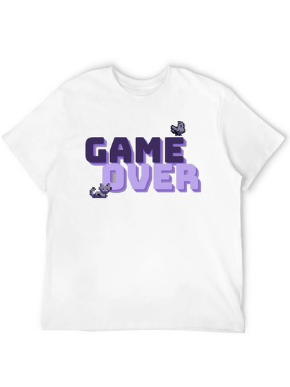 Game Over Pixel Art T-Shirt - Black
