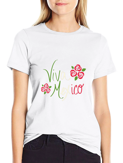 Viva Mexico Graphic Tee - Soft Cotton Blend