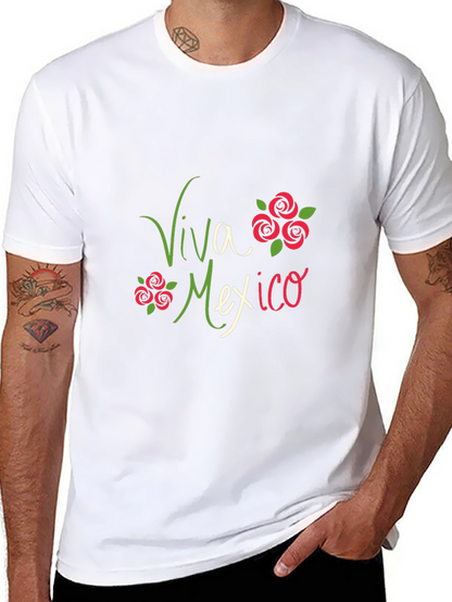 Viva Mexico Graphic Tee - Soft Cotton Blend