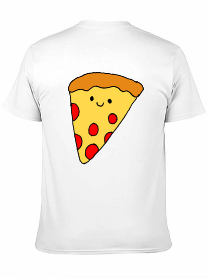 Fun Pizza Graphic T-Shirt - Black