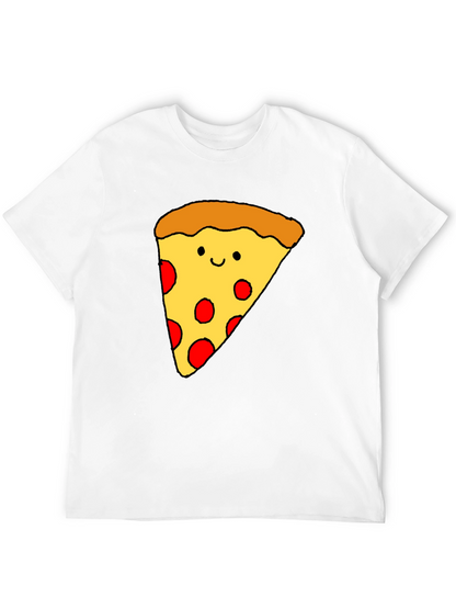 Fun Pizza Graphic T-Shirt - Black