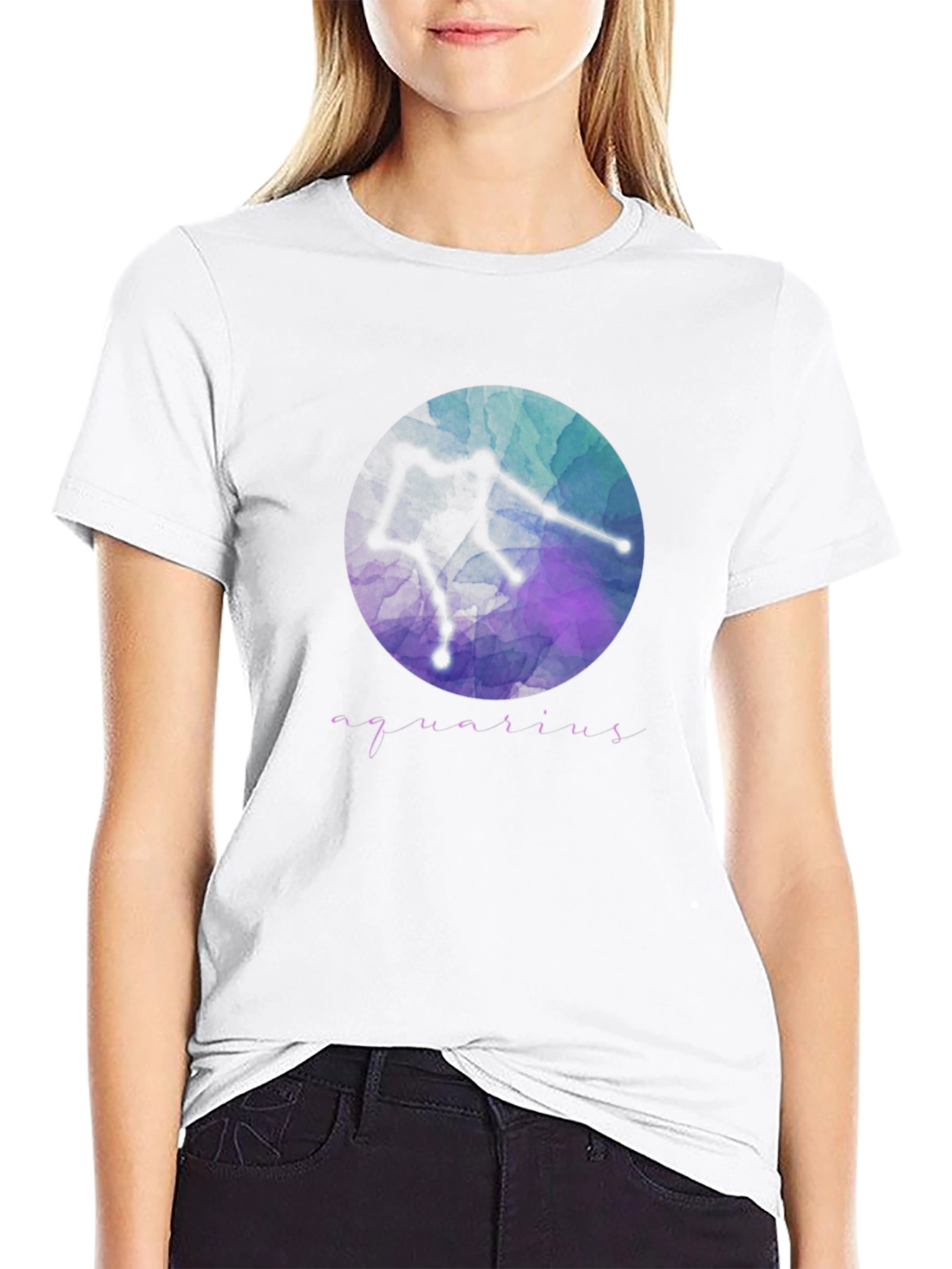 Aquarius Constellation Graphic Tee