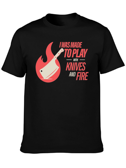 Knives and Fire Graphic Tee