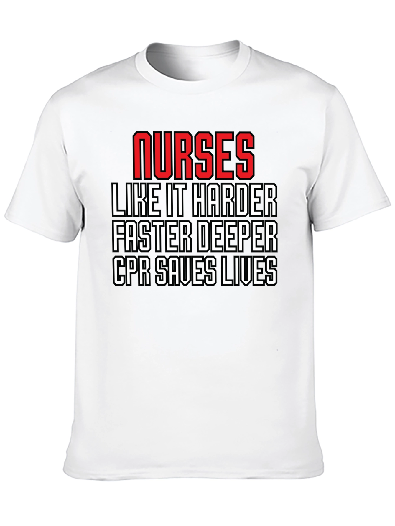 Nurses CPR Saves Lives Graphic Tee