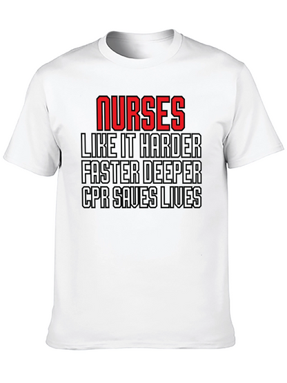 Nurses CPR Saves Lives Graphic Tee