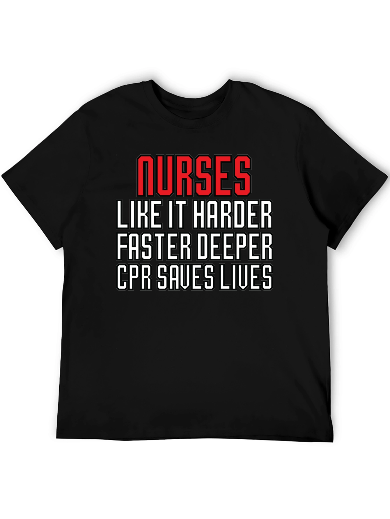 Nurses CPR Saves Lives Graphic Tee