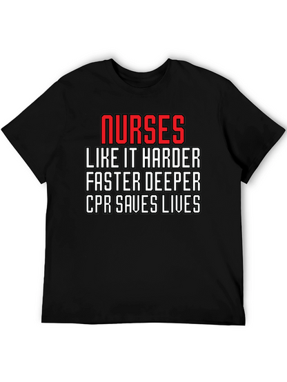 Nurses CPR Saves Lives Graphic Tee