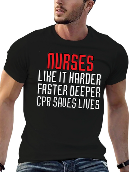 Nurses CPR Saves Lives Graphic Tee