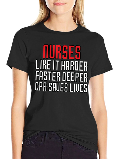 Nurses CPR Saves Lives Graphic Tee