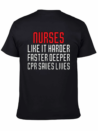 Nurses CPR Saves Lives Graphic Tee