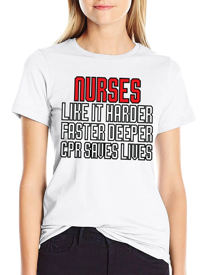 Nurses CPR Saves Lives Graphic Tee