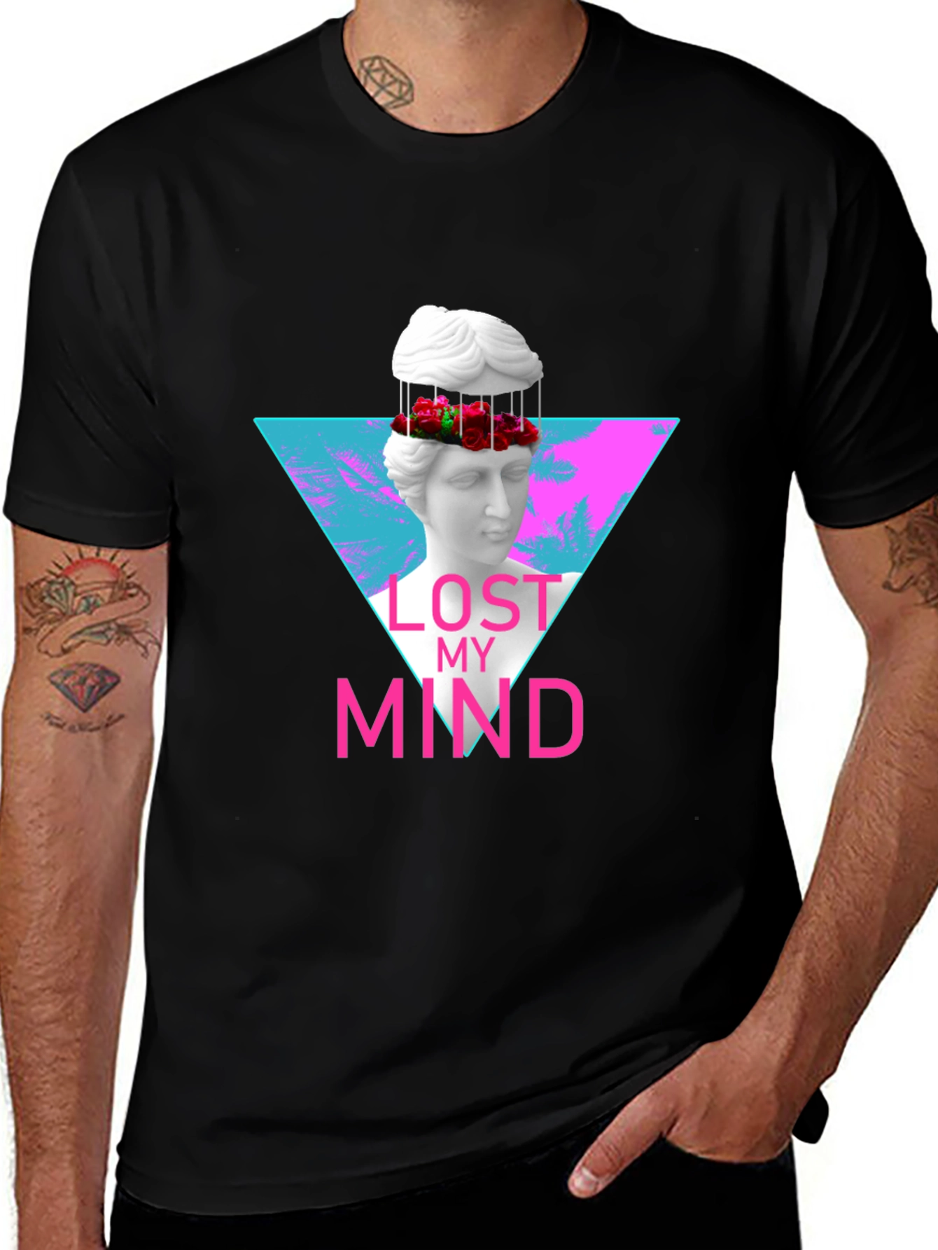 Lost My Mind Graphic Tee - Unique Design