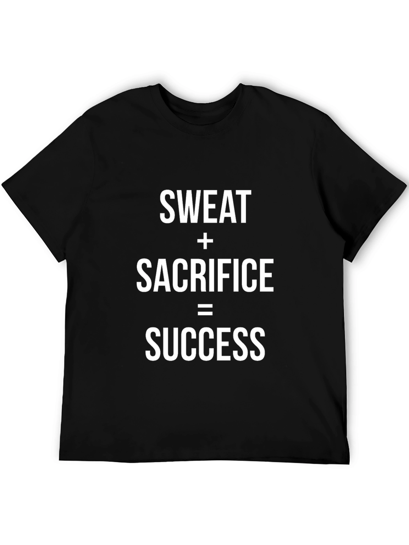Motivational Sweat Sacrifice Success Graphic T-Shirt