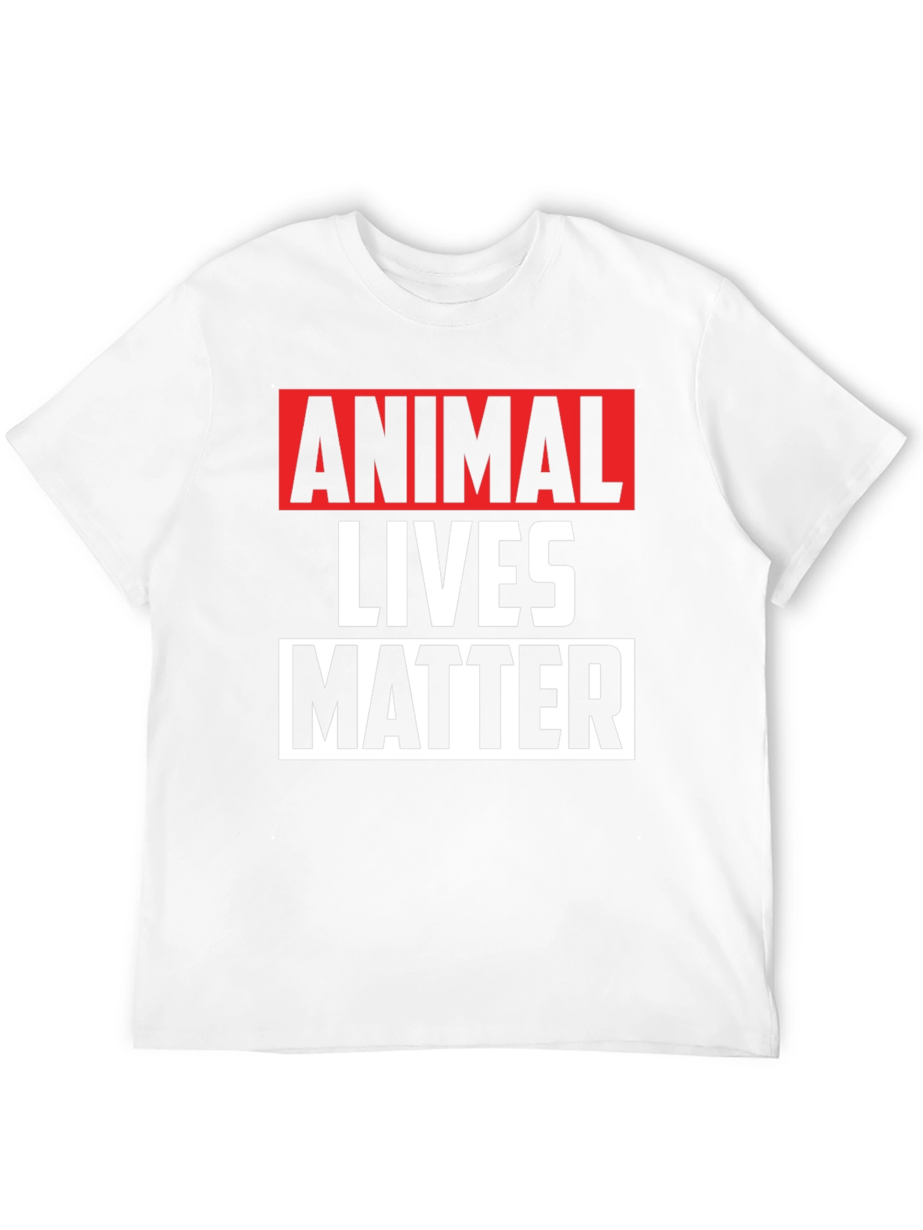 Animal Lives Matter Graphic Tee - Black Unisex T-Shirt