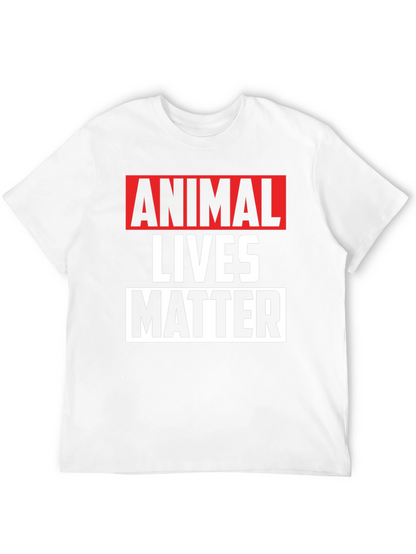 Animal Lives Matter Graphic Tee - Black Unisex T-Shirt