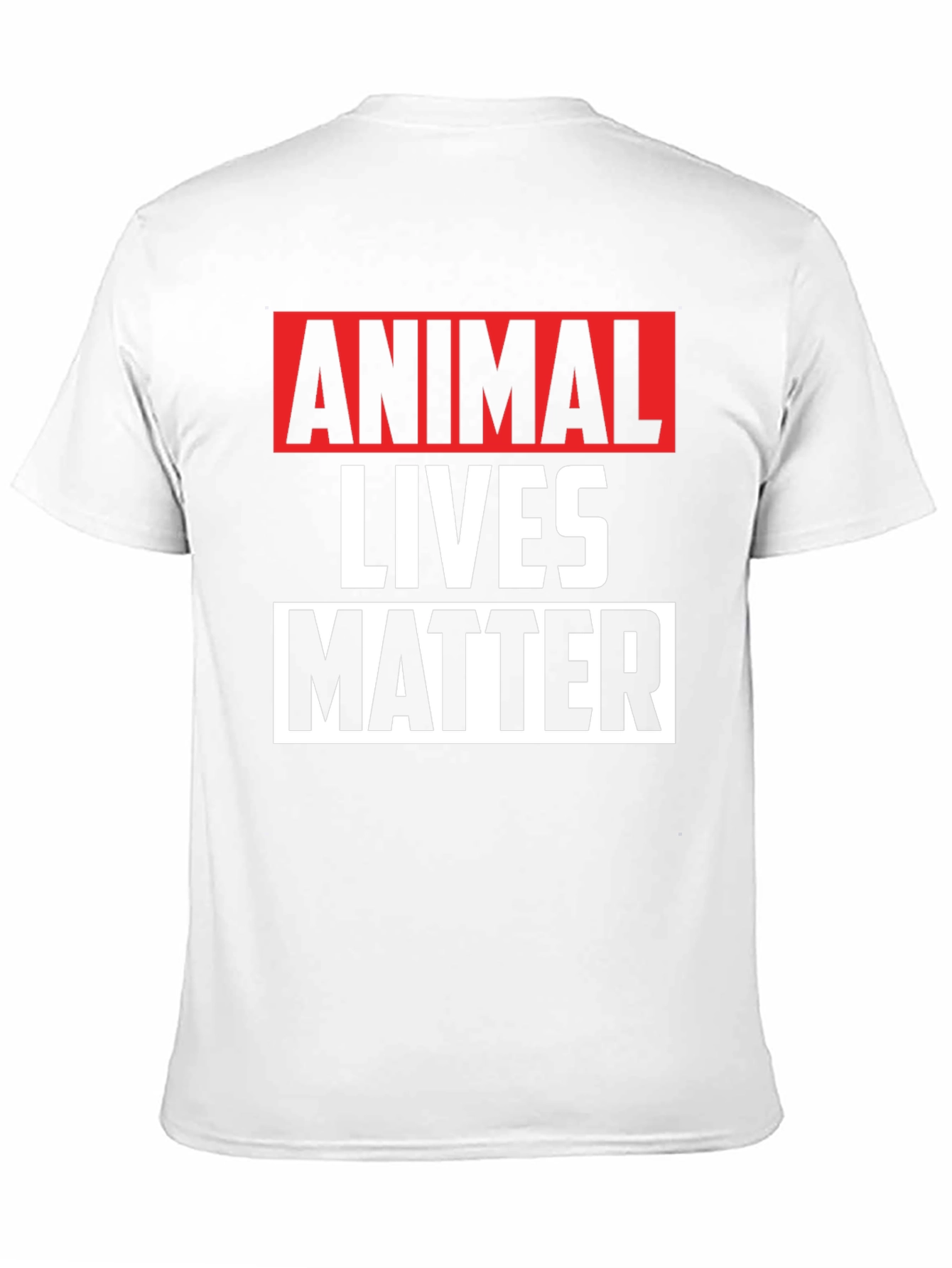 Animal Lives Matter Graphic Tee - Black Unisex T-Shirt
