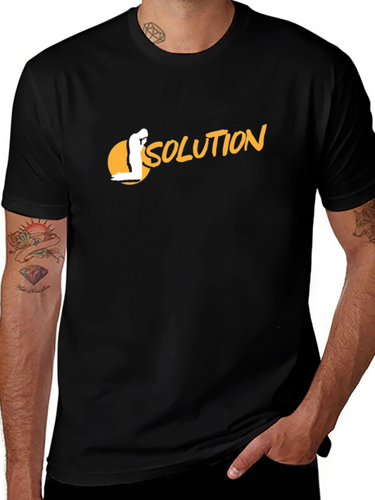 Solution Prayer Black T-Shirt