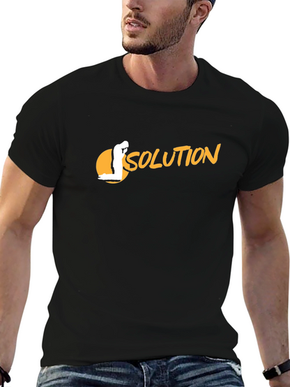 Solution Prayer Black T-Shirt