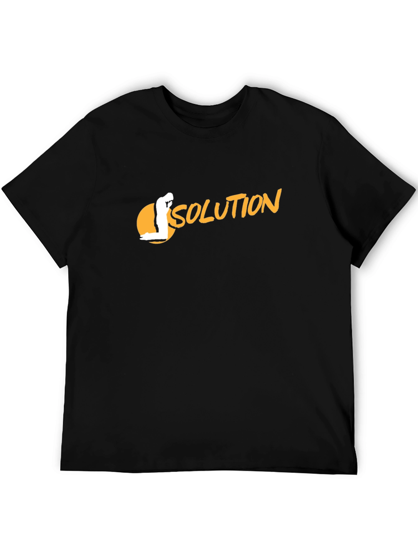 Solution Prayer Black T-Shirt