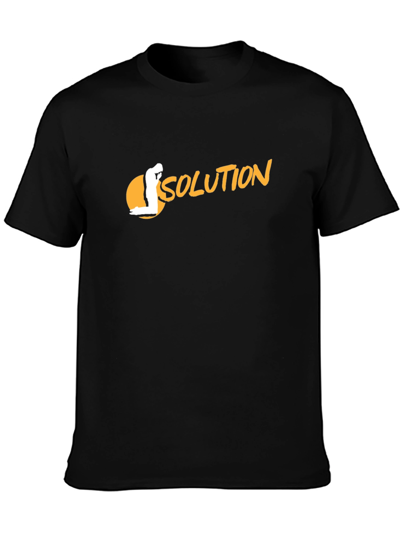 Solution Prayer Black T-Shirt