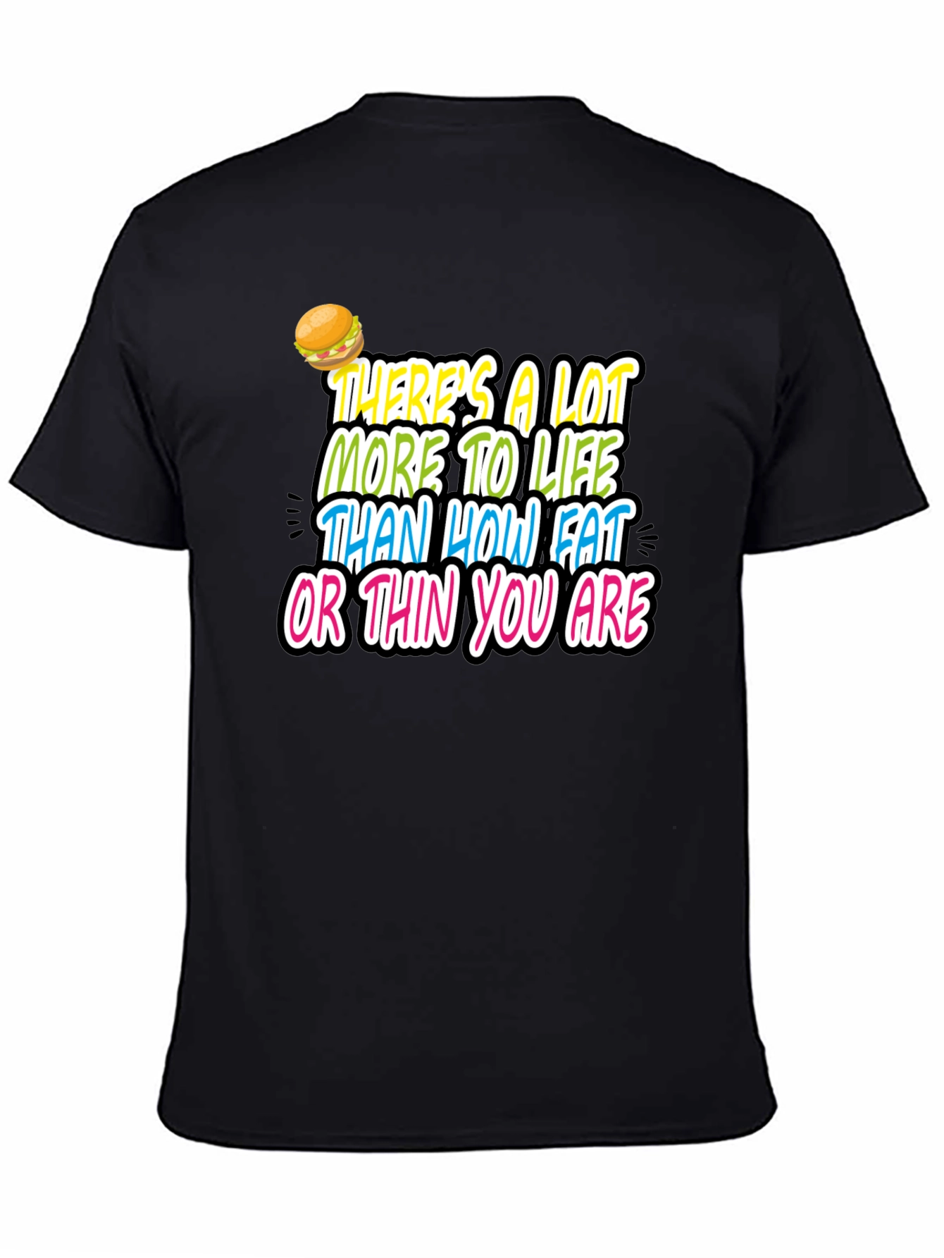 Inspirational Graphic Tee - Fat or Thin