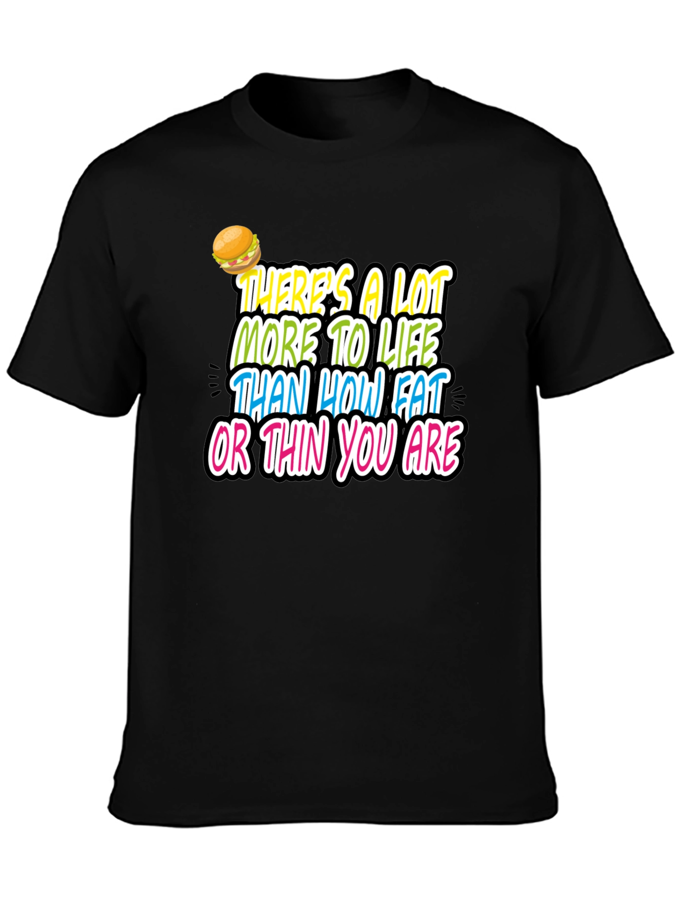 Inspirational Graphic Tee - Fat or Thin