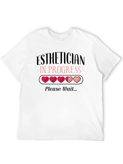 Esthetician in Progress Loading Bar Tee