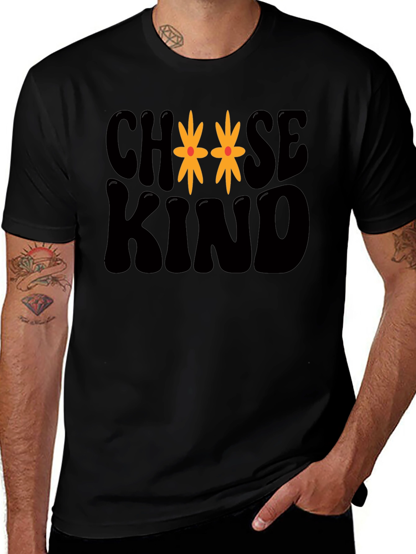 Choose Kind Graphic Tee - Black