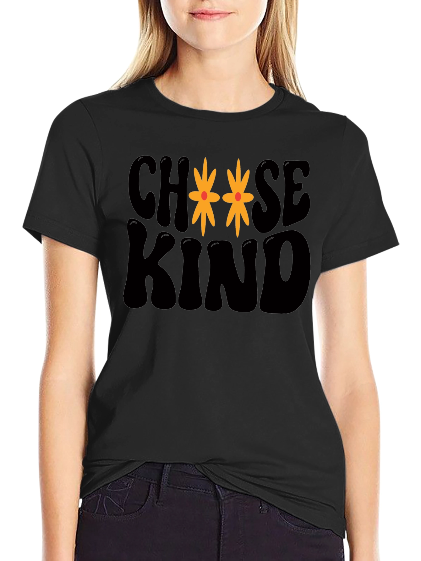Choose Kind Graphic Tee - Black