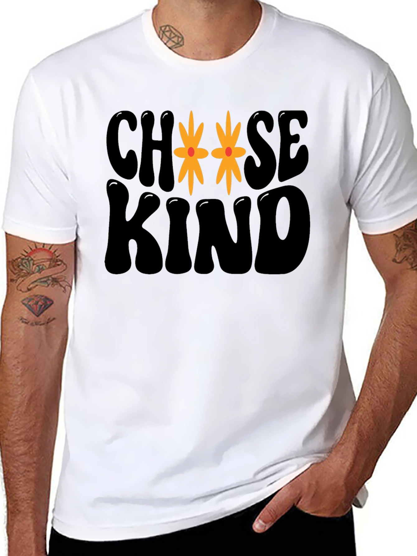 Choose Kind Graphic Tee - Black