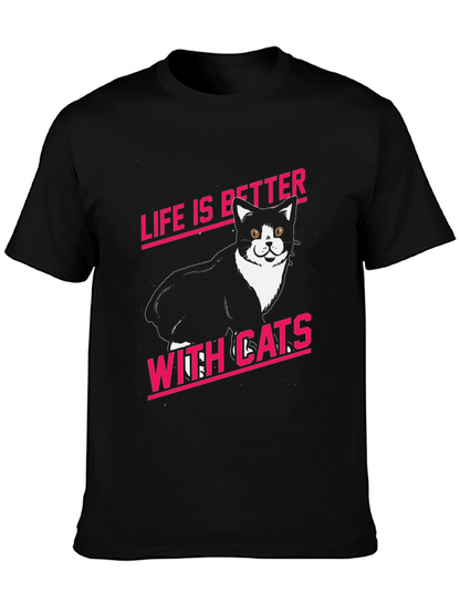 Life is Better With Cats Graphic Tee