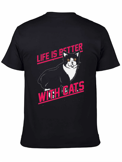 Life is Better With Cats Graphic Tee