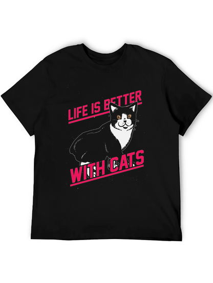 Life is Better With Cats Graphic Tee
